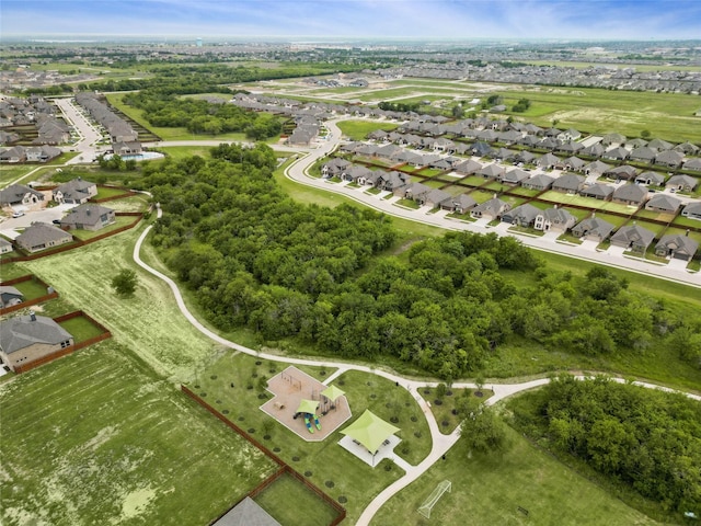 bird's eye view featuring a residential view