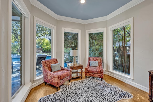 sunroom featuring plenty of natural light