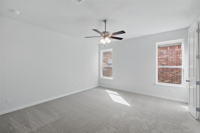 5036 Water Lily Ln, Fort Worth, TX 76036 - carpeted spare room featuring baseboards and ceiling fan