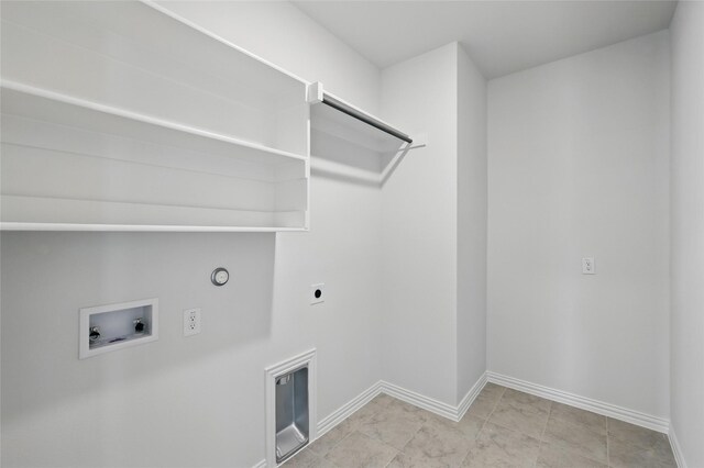5036 Water Lily Ln, Fort Worth, TX 76036 - laundry room with electric dryer hookup, hookup for a gas dryer, baseboards, hookup for a washing machine, and laundry area