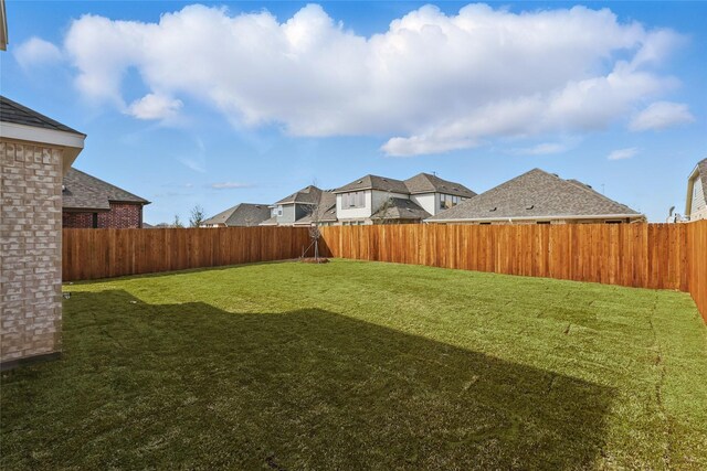 5036 Water Lily Ln, Fort Worth, TX 76036 - view of yard with a fenced backyard