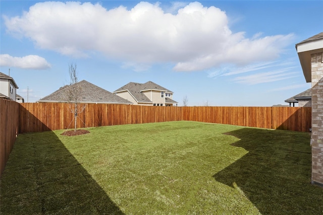 5036 Water Lily Ln, Fort Worth, TX 76036 - view of yard with a fenced backyard