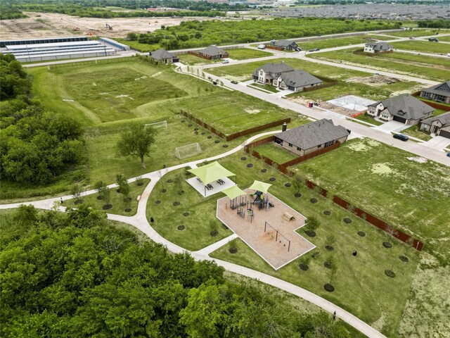 5036 Water Lily Ln, Fort Worth, TX 76036 - bird's eye view with a rural view