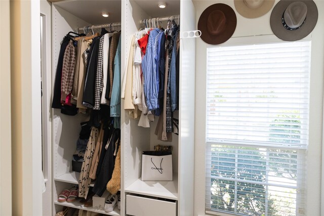 view of closet