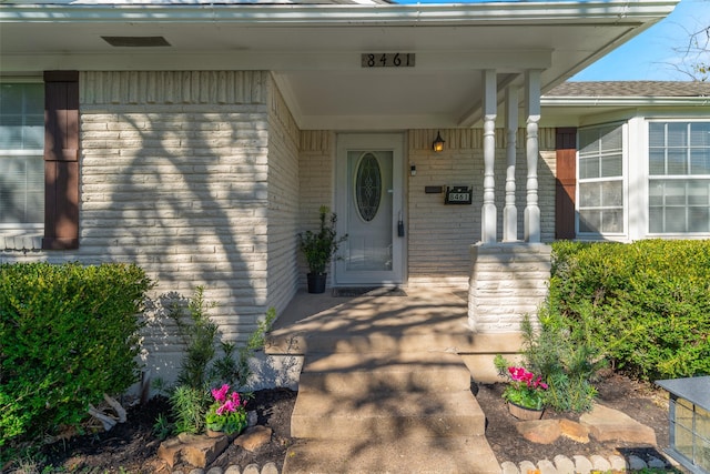 view of entrance to property