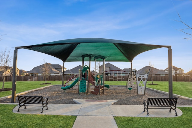 1100 Wedgewood Dr, Forney, TX 75126 - community jungle gym featuring a residential view