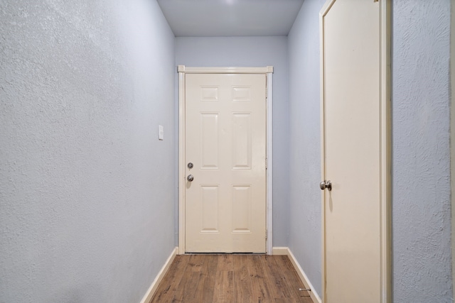 interior space featuring hardwood / wood-style flooring