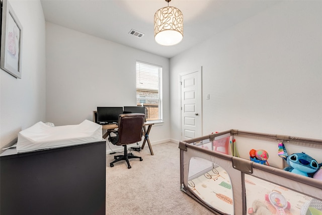 1321 Shire Dr, Aubrey, TX 76227 - office space featuring light carpet and visible vents