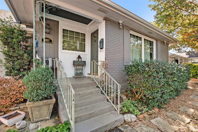 view of entrance to property