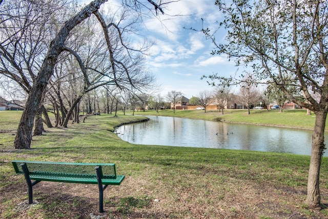 view of water feature