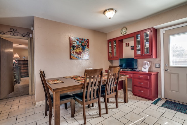 view of dining room