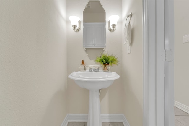 bathroom featuring tile patterned floors