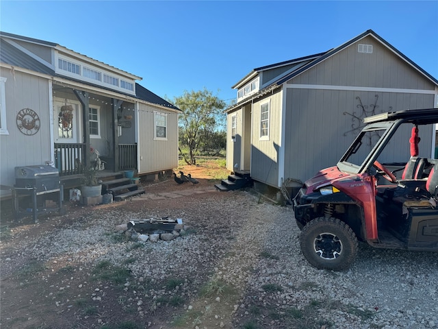 view of side of property