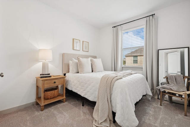 bedroom featuring carpet flooring