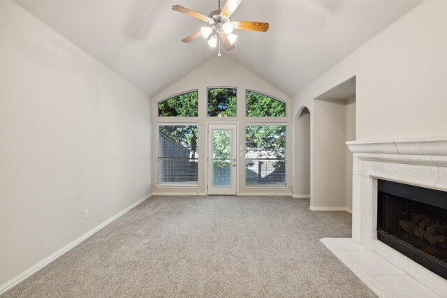 bedroom with crown molding, light colored carpet, and ceiling fan