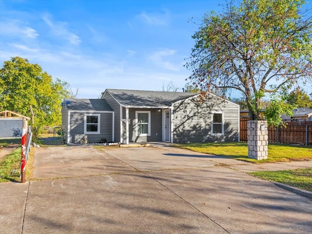 view of ranch-style house