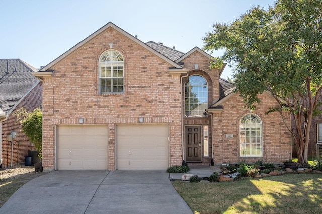 front facade featuring a garage