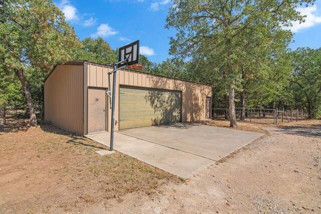 view of sport court