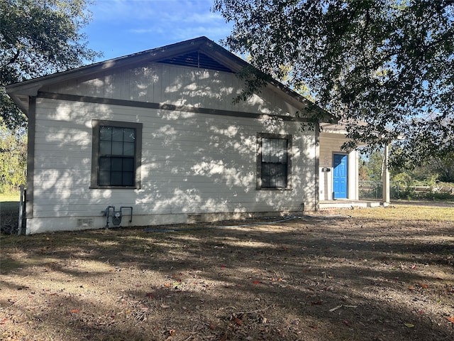 view of side of property