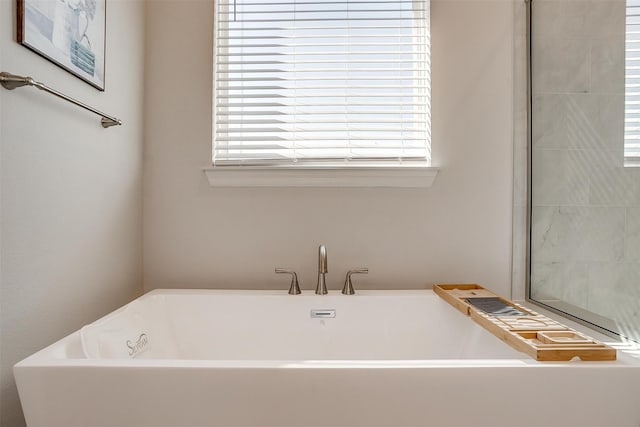 bathroom featuring a bathing tub