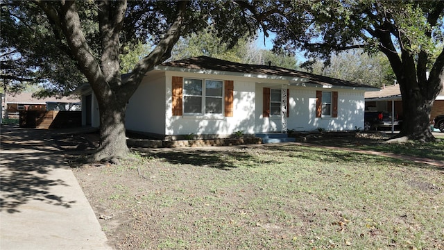 view of front of property