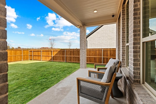 view of patio