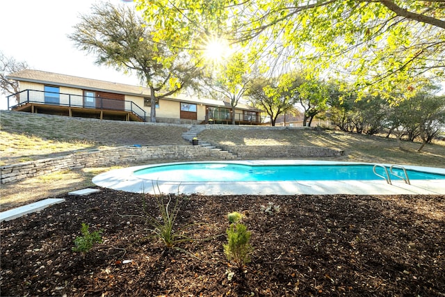 view of pool