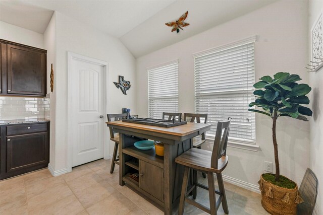 bedroom with carpet, ceiling fan, and lofted ceiling