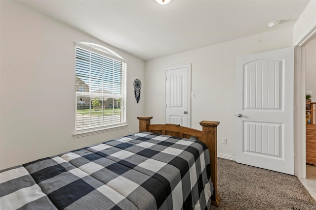 bedroom with carpet flooring