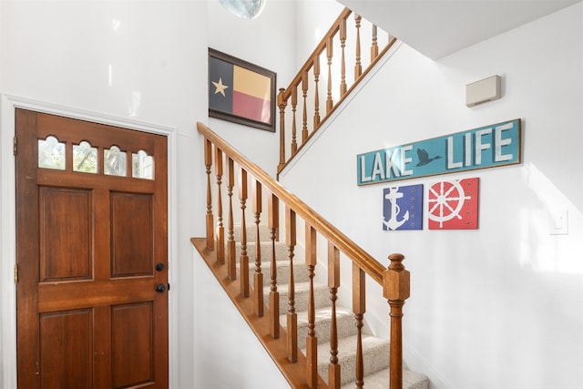 view of entrance foyer