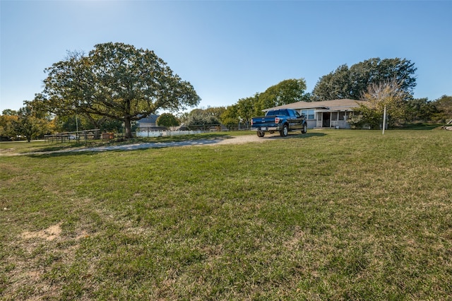 view of yard