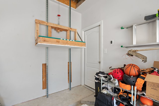 view of laundry area