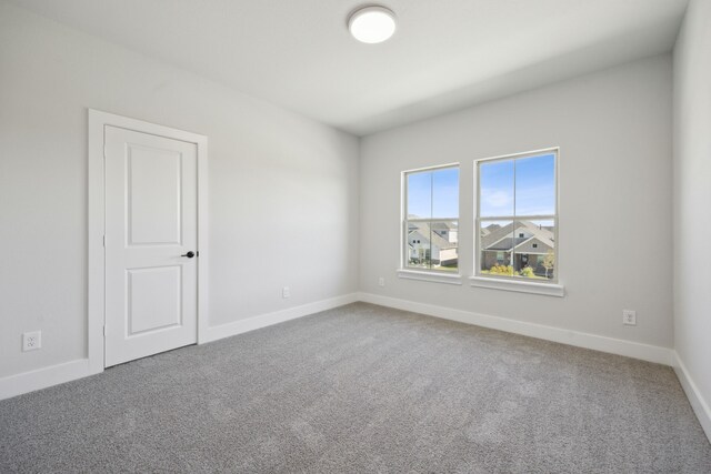 empty room featuring carpet