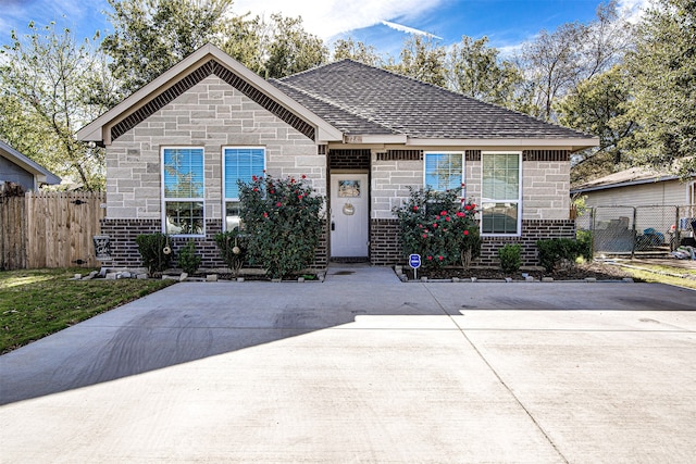 view of front of home