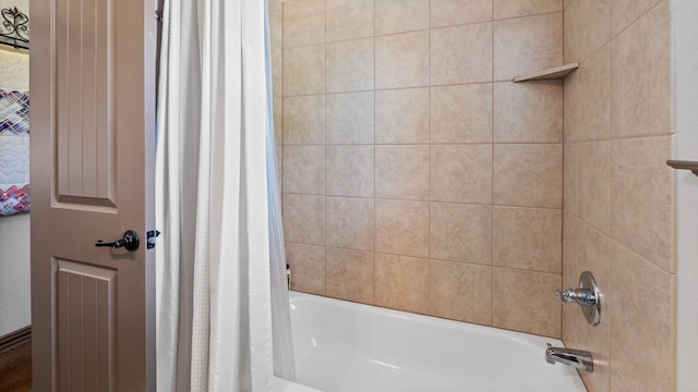 2045 Mason Pond Dr, Weatherford, TX 76085 - full bath with shower / bath combination with curtain