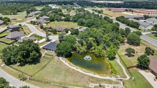 2045 Mason Pond Dr, Weatherford, TX 76085 - aerial overview of property's location with a nearby body of water