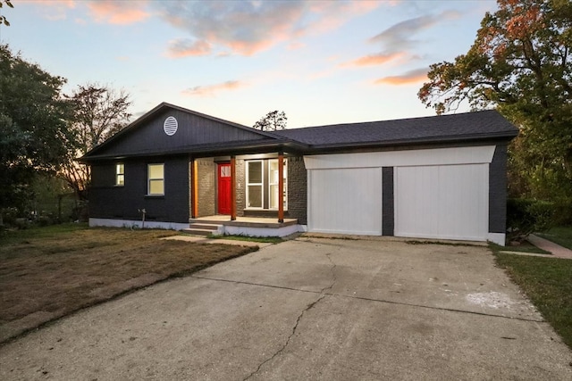 view of ranch-style house