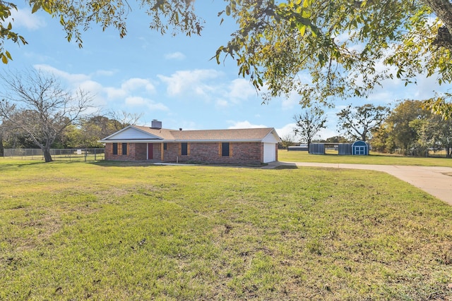 exterior space with an outdoor structure