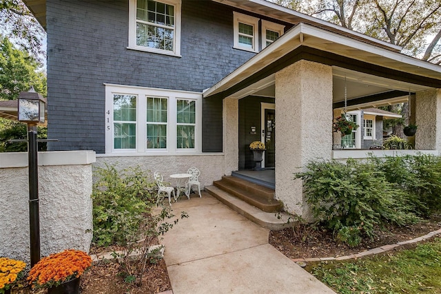 415 Featherston St, Cleburne, TX 76033 - view of exterior entry with a porch