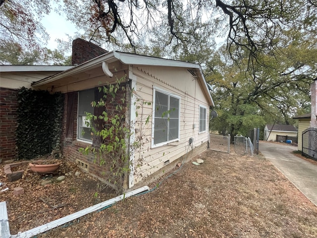 view of property exterior