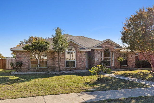 1306 Woodmont Dr, Allen, TX 75002 - ranch-style home featuring brick siding and a shingled roof