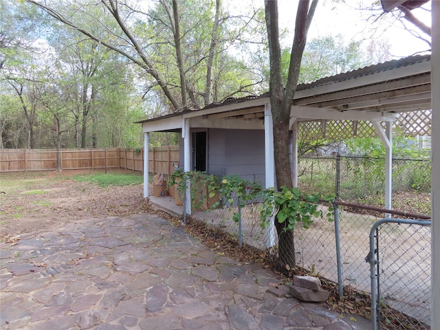 view of patio