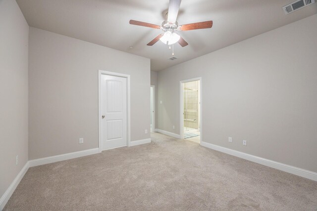 321 Baker Dr, Plano, TX 75074 - unfurnished room with ceiling fan, light carpet, and baseboards