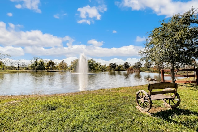 property view of water