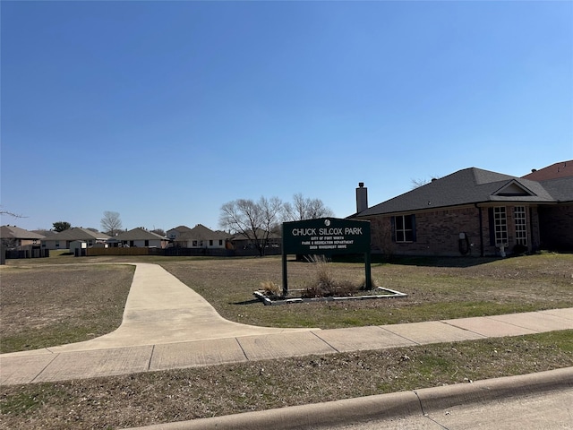 view of home's community with a residential view