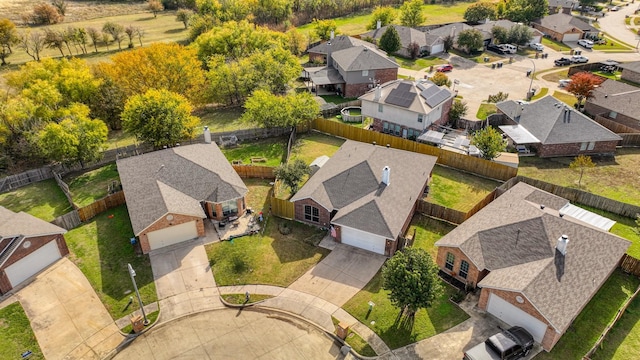 drone / aerial view featuring a residential view