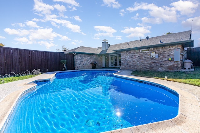 view of pool