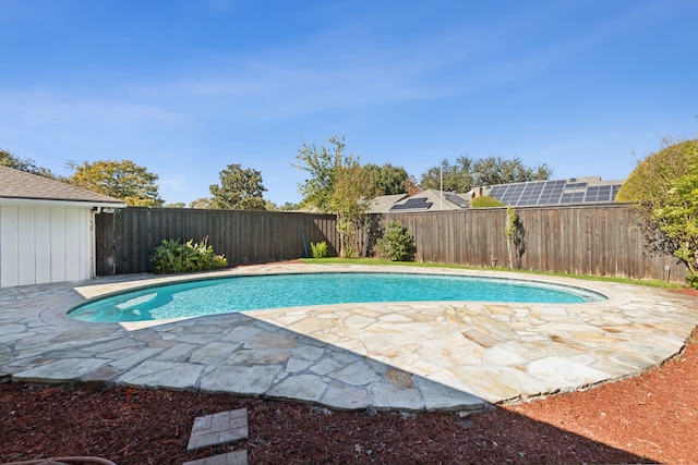 view of pool