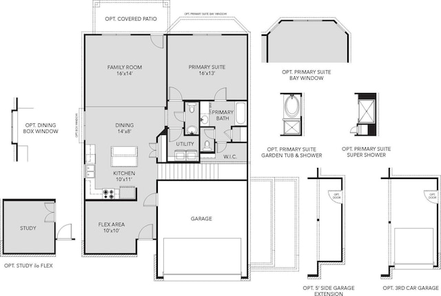 2412 Dahlia Dr, Fort Worth, TX 76123 - property floor plan