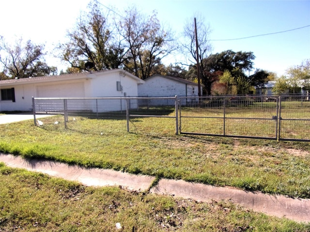 view of yard